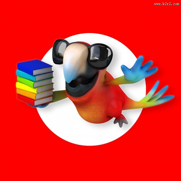 可爱的3D鹦鹉图片