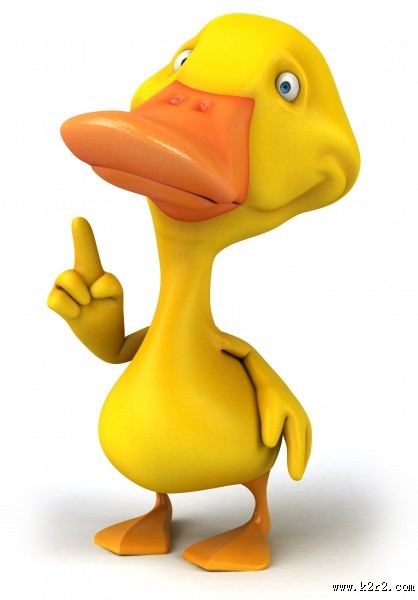 3D小黄鸭图片