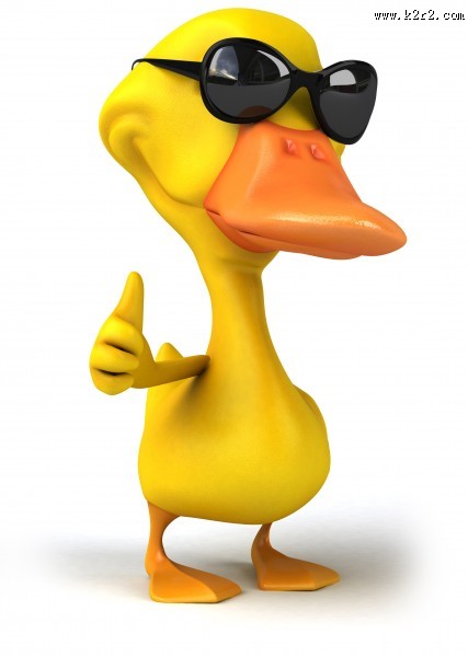 3D小黄鸭图片