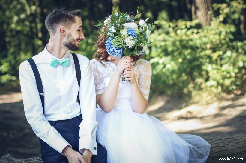 漂亮的婚礼捧花图片