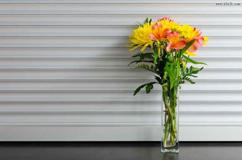 插着花的花瓶图片