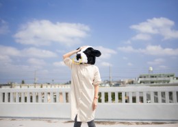 奇特装扮的人物图片