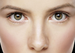 面部特写透明背景PNG图片