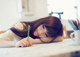 清新的校园美女图片