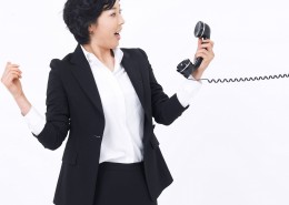 商务女性动作图片