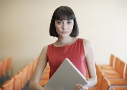 商业女性特写图片