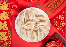 好吃的煮熟的饺子图片大全