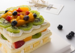 美味好吃的奶油水果蛋糕图片大全