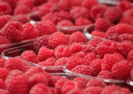 又红又甜的山莓图片