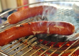 营养美味的烤肠图片