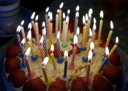 美味的生日蛋糕图片