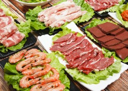 美味火锅肉片图片