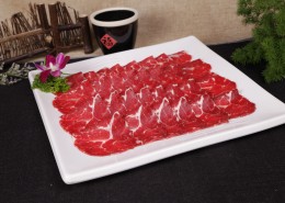 涮火锅食材牛肉图片