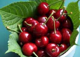 酸甜可口的红色车厘子图片大全