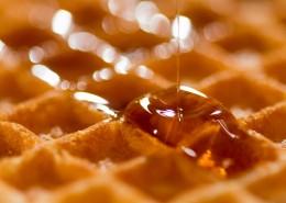 美味好吃甜点华夫饼图片大全