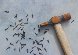 锤子的特写图片