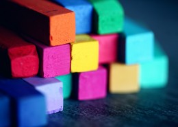 彩色的粉笔图片大全