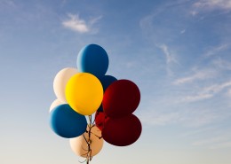 色彩斑斓的气球图片