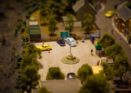 微型小镇模型图片