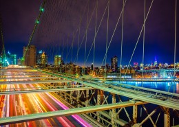 高架大桥美丽夜景图片