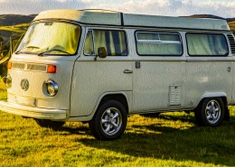 大众经典面包车图片