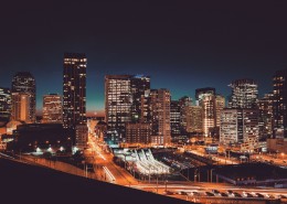 城市夜景的图片