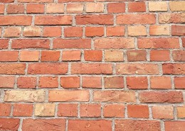 红砖堆砌成的墙图片