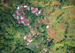 航拍居民区图片