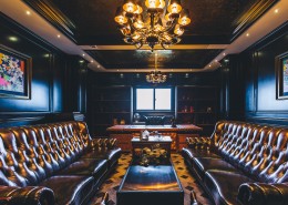 高档品酒室设计图片