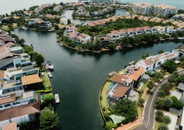 错落有致的住宅小区图片