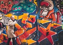 色彩斑斓的涂鸦图片