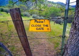 农场的铁丝网特写图片