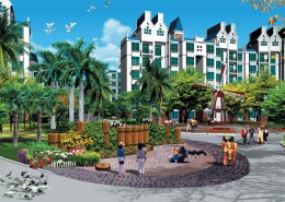 3D住宅小区设计图片