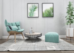 现代简洁风桌子图片