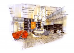 苏州合景室内设计手绘图片