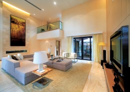 后现代-万科棠樾别墅样板房图片