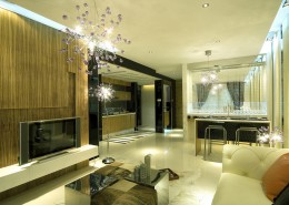 增城锦绣湖畔豪苑6座04型样板间设计图片