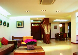 金银岛小高层样板房室内设计图片