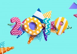 2019新年数字设计素材图片