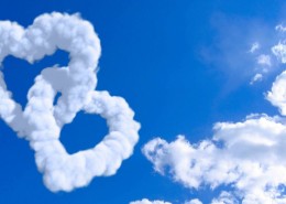 心形云朵图片