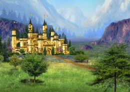 影楼奇幻摄影背景图片