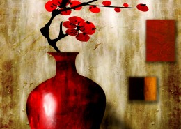 古典三联挂画图片