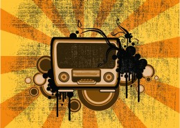 矢量音乐背景图片