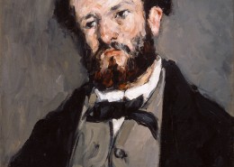 塞尚人像绘画图片