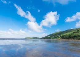 夏日海滨自然风景图片