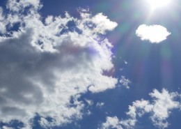 天空中的白云图片