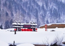 大自然的馈赠唯美雪景图片