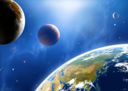 美丽的星球和浩瀚的宇宙图片