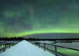 美丽的极光景色图片