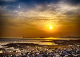 日出与日落图片